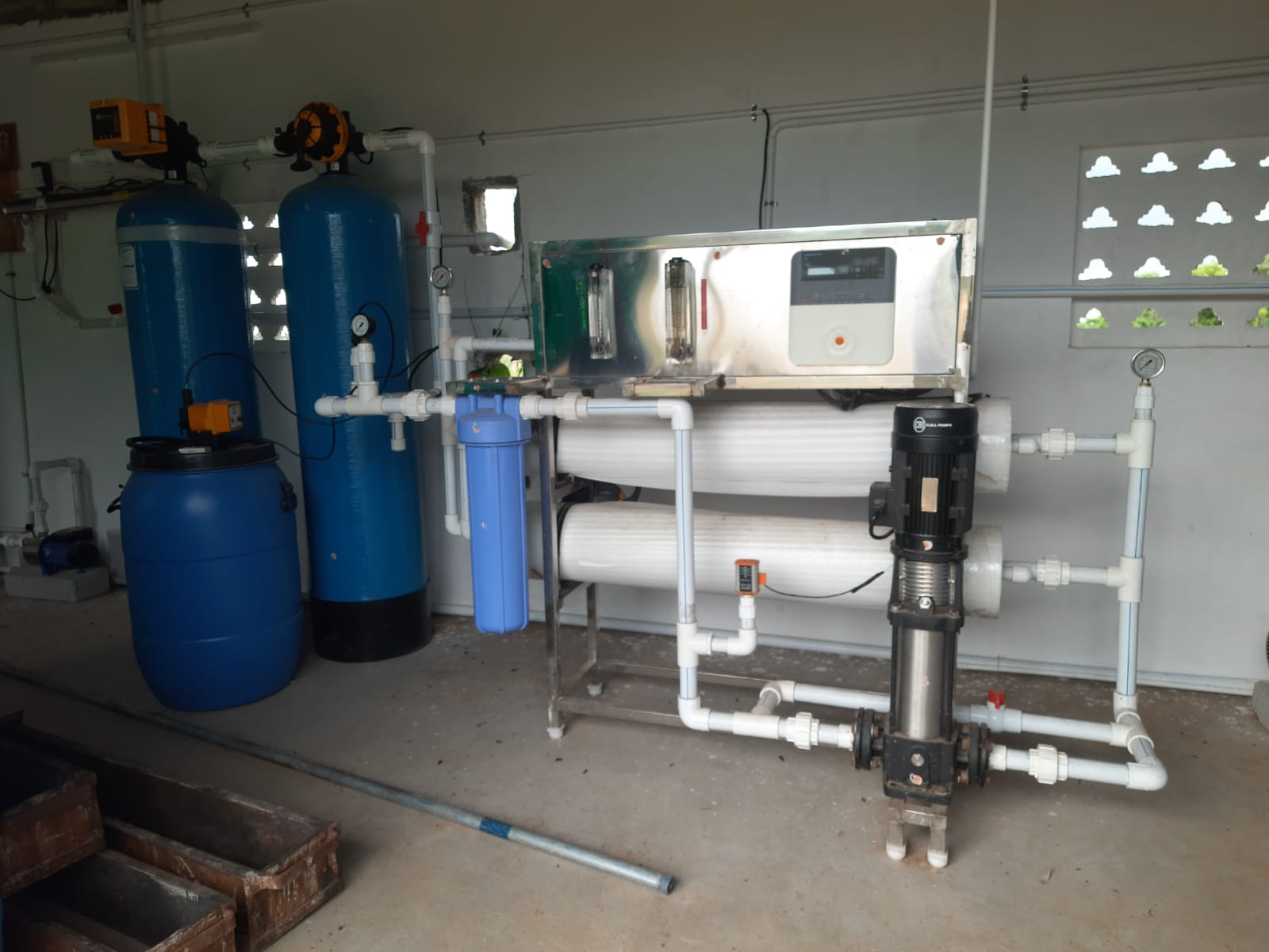 Industrial RO System Setup